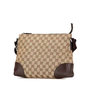 Beige Gucci GG Canvas Crossbody