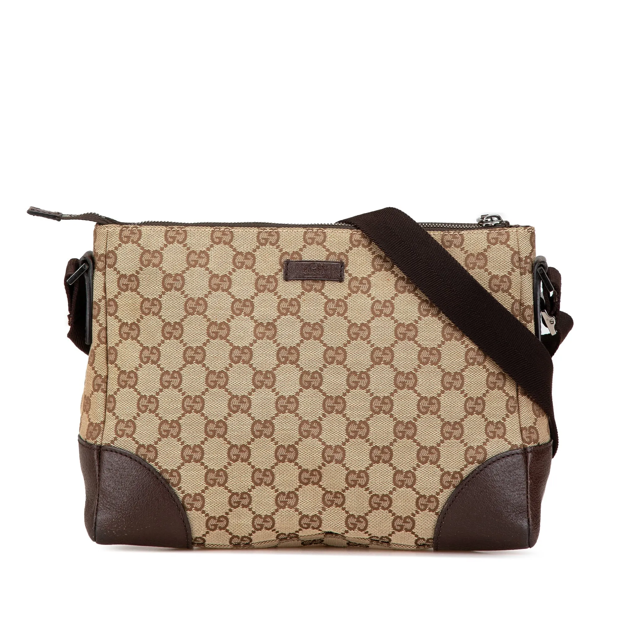 Beige Gucci GG Canvas Crossbody