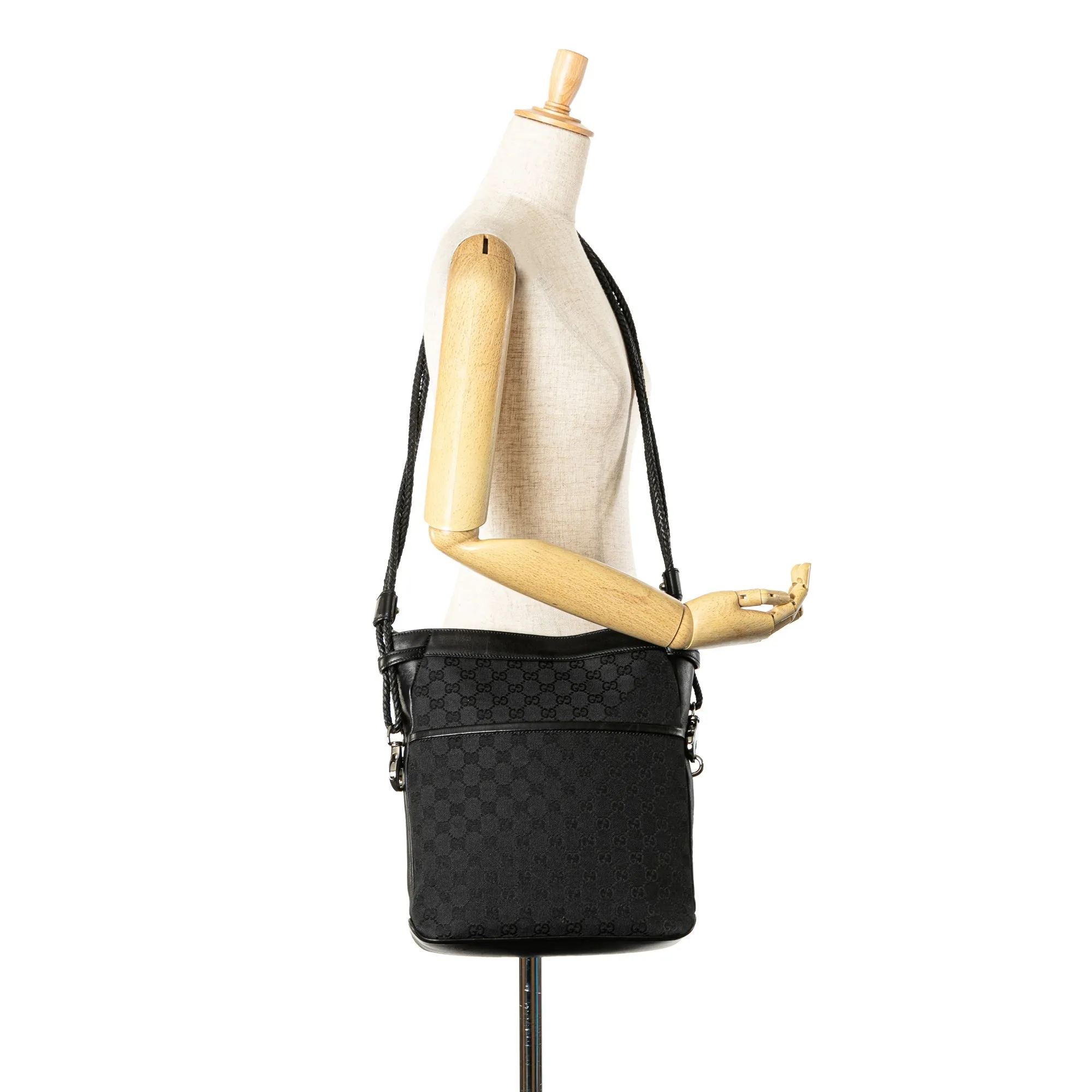 Black Gucci GG Canvas Crossbody