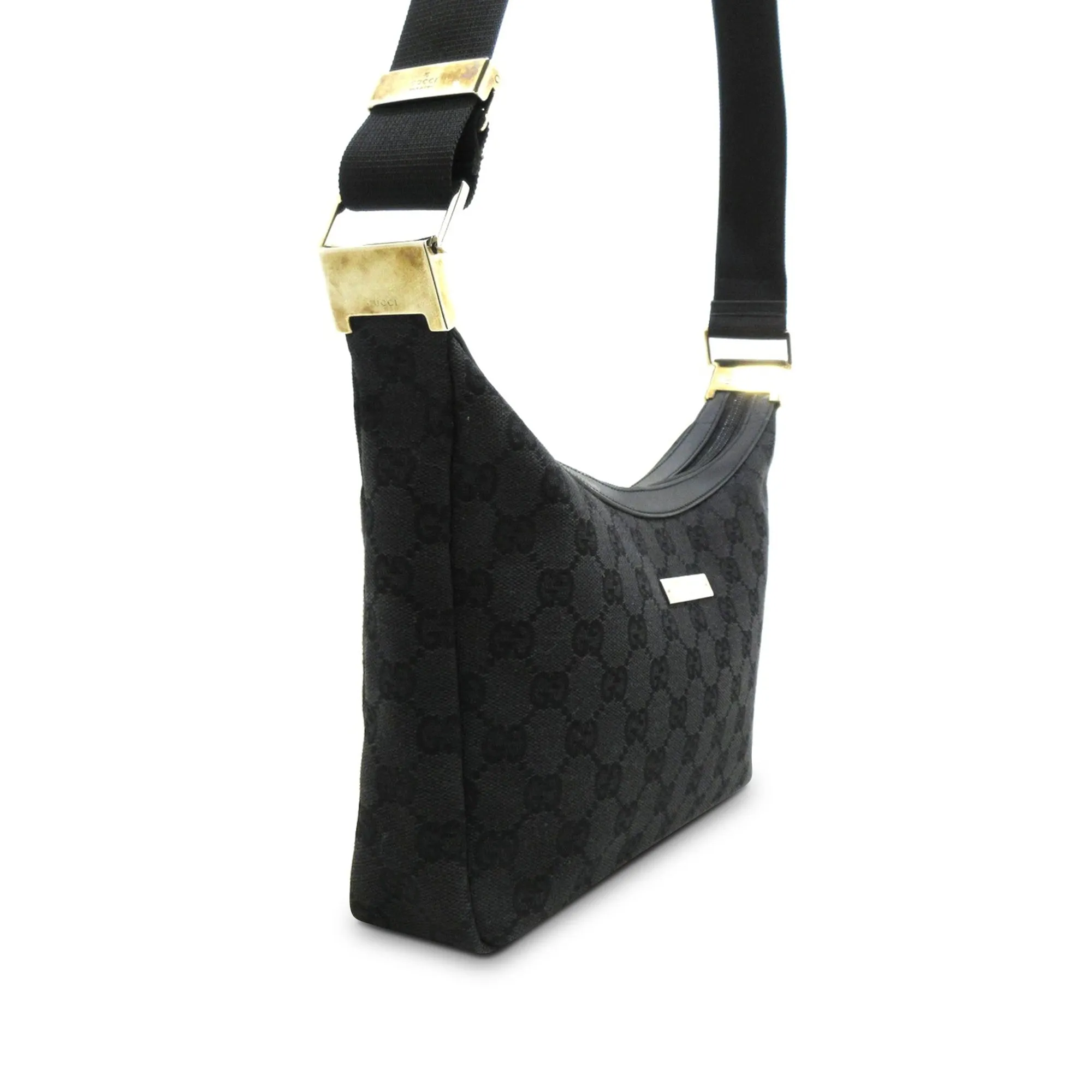 Black Gucci GG Canvas Crossbody