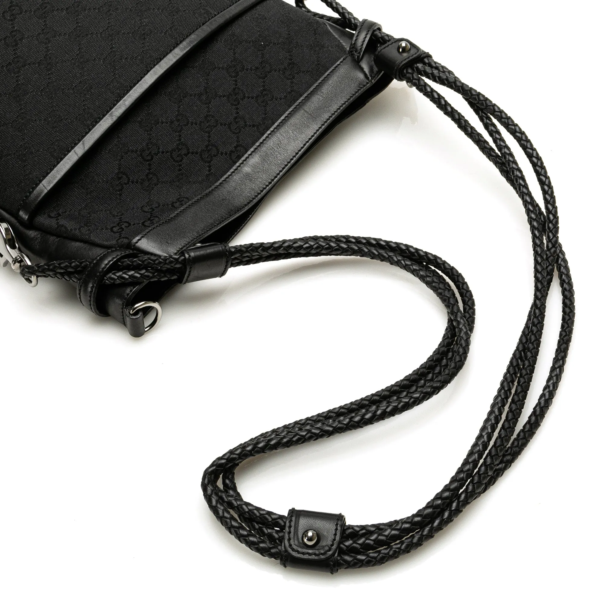 Black Gucci GG Canvas Crossbody