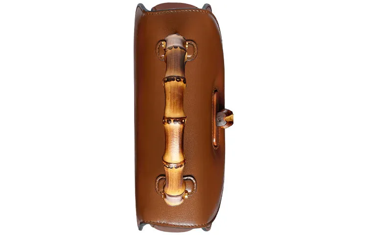 (WMNS) Gucci Bamboo 1947 Small Top Handle Bag 'Brown' 675797-10ODT-2579