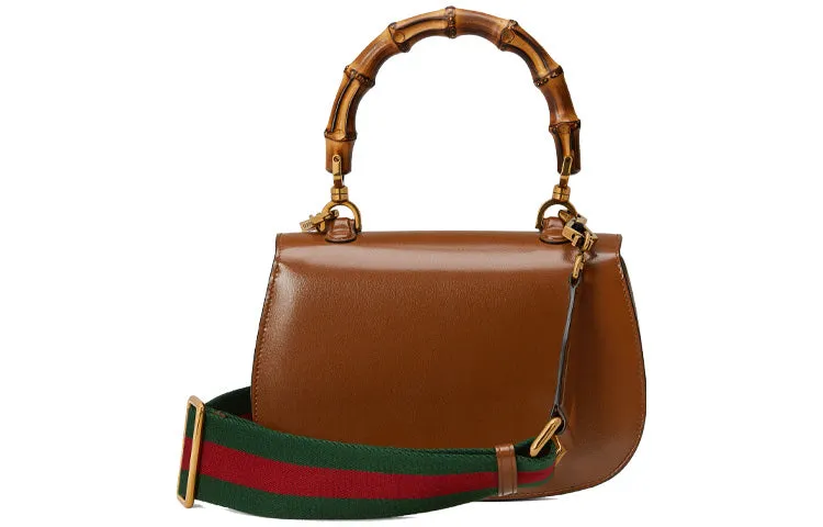 (WMNS) Gucci Bamboo 1947 Small Top Handle Bag 'Brown' 675797-10ODT-2579